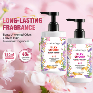 Giá bán buôn Nước hoa dầu gội và điều hòa lâu dài hương thơm sửa chữa hư hỏng giảm xoăn cứng mượt mượt tóc dầu gội - Product Image 6