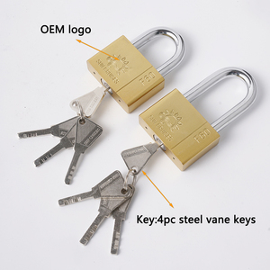 Factory OEM Cadeado Safe Candado N Heavy Duty Golden <strong>square</strong> Vane Key Hammer Iron Pad <strong>Lock</strong> Padlock