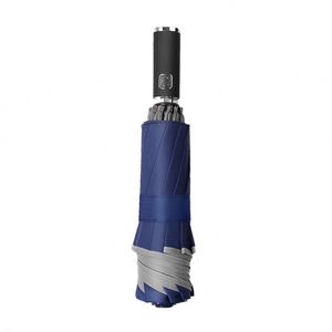 Inverse <b>Windproof</b> Three Folding Reverse With Reflective Stripe Auto Open and Close <b>Umbrella</b> 10 Ribs - Product Image 5