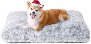 Plüsch-Kunstfellmatte, langes Plüsch-Winter-Warm-Schlaf-Haustierbett, bequem, waschbar, weich, warm, Katzennest, Hundebett mit rutschfestem Boden - Product Image 1