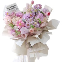 Papier d'emballage pour fleurs DLBZ, tendance, durable, de haute qualité, imperméable, emballage cadeau