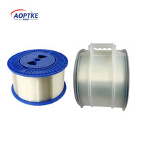 Cable AOPTKE de fibra óptica monomodo G652d G654d G657a1 G657a2 Drones FPV Comunicación de fibra óptica desnuda de vidrio de silicona