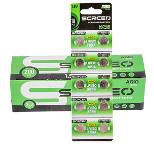Alkaline Button Battery 1.5v Ag10 Lr54 189 L1130 L1131 389a Coin Cell Batteries - Product Image 3