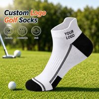 Chaussettes de golf respirantes à soutien de la voûte plantaire, personnalisables avec logo, ultra douces, pour hommes et femmes
