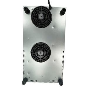 Appareil de cuisine, plaques chauffantes doubles portables, plaque de cuisson électrique en verre trempé céramique à induction avec verre blanc - Product Image 4