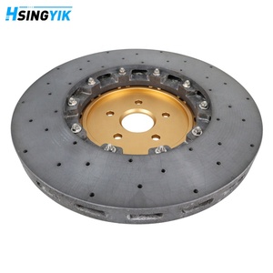 Rotor de disque de rupture en céramique en Fiber de carbone avant Hsingyik pour <span class=keywords><strong>Nissan</strong></span> GT-R R35 V6 380MM - Product Image 4