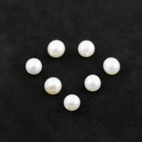 Hanyu perles de perles d'eau douce naturelles de haute qualité en gros 7mm 8mm perles de perles rondes blanches en vrac