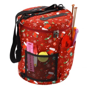 Portable Yarn Storage Bag Knitting Organizer for Needles & Small Accessories