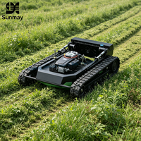 Tondeuse robot agricole intelligente à essence CE Euro 5 EPA, 22 CV, autopropulsée, zéro-turn, mini-tracteur télécommandé