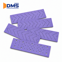 Bandes de papier abrasif en céramique violettes DMS B938 70 mm x 198 mm pour ponçage manuel automobile
