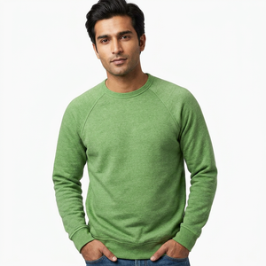 Wholesale 100% Cotton Casual Blank Customs Pullover Crewneck Plain Winter Basics <b>Sweatshirt</b> For Men Different Color Custom Logo - Product Image 1