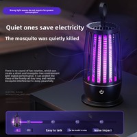 Piège à moustiques électrique puissant pour camping et intérieur, répulsif anti-mouches, gadget domestique et extérieur, piège multidimensionnel à grille électrique, cadeau