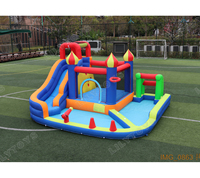 Lilytoys prêt à expédier videur gonflable en nylon château de jardin pour enfants