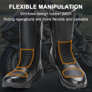 <span class=keywords><strong>Botas</strong></span> de Motociclismo, <span class=keywords><strong>Botas</strong></span> de <span class=keywords><strong>Motocross</strong></span> con Talón y Puntera Reforzados, <span class=keywords><strong>Botas</strong></span> Altas de Malla Transpirable <span class=keywords><strong>para</strong></span> <span class=keywords><strong>Motocross</strong></span> y Turismo - Product Image 4