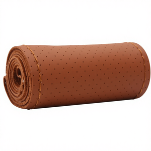 Housses de volant universelles toutes saisons en cuir pleine fleur cousues à la main pour camions et bus – Vente en gros usine - Product Image 4