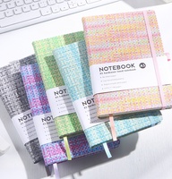 Carnet en cuir PU personnalisé avec logo d'entreprise, carnet portable pour étudiants, carnet A5 avec sangle