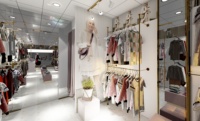 Porte-vêtements rotatif de haute qualité pour présentoir de magasin de vêtements