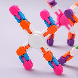 Twist Puzzle giocattoli Finger <span class=keywords><strong>Spinner</strong></span> giocattoli sensoriali Click <span class=keywords><strong>Fidget</strong></span> <span class=keywords><strong>Toy</strong></span> Snake Magic Speed Splicing rotante - Product Image 5