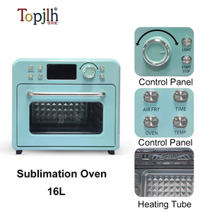 Máquina de impresión de transferencia de calor de horno de sublimación Topjlh 16L para vaso de acero inoxidable Taza de cerámica botella de agua - Product Image 5