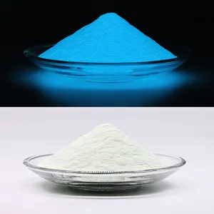 Großhandel Himmelblau Luminous Glow Powder Bb Glow Pigments Glow In The Dark Glimmer pulver