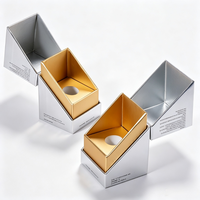 Caja de Regalo para Joyería, Caja de Papel para Anillos, Aretes, Collares y Pulseras con Logotipo Personalizado