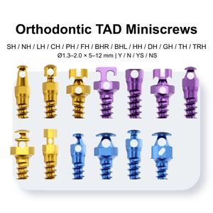 Mini Tornillo de Ortodoncia Dental TAD, Tornillo de Anclaje de Aleación de Titanio, Estéril/No Estéril, Diámetro 1.3-2.0 mm, Longitud 5-12 mm - Product Image 4