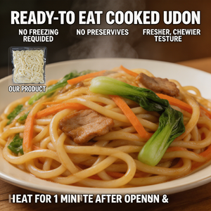 <span class=keywords><strong>Nouilles</strong></span> <span class=keywords><strong>Udon</strong></span> Cuisinées Prêtes à Consommer, Faible Teneur en <span class=keywords><strong>Calories</strong></span>, Zéro Matière Grasse, Sans Conservateurs, Boîte en Gros, Faible Teneur en Sel, Sans Sucre - Product Image 3