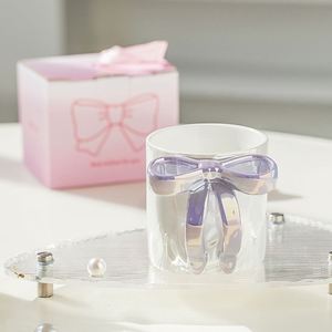 Taza de Cerámica Premium con Lazo, Taza de Agua Creativa, Nuevo Estilo, Taza de Café para Desayuno, Apta para Lavavajillas, para Uso Doméstico Femenino - Product Image 5