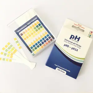 Papel de teste de ph Universal kit/kit de teste de pH da água tiras de urina e saliva pH0-14 equilíbrio do ph tiras de teste