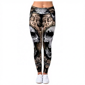 Leggings de haute qualité en gros, étiquette personnalisée, marque personnalisée, service OEM, taille haute, respirants, séchage rapide, en Spandex/Polyester - Product Image 1