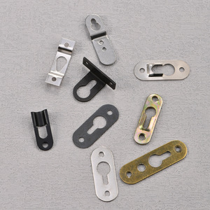 Iron Modern Simple Picture <b>Frame</b> with Back <b>Clip</b> Double-Hole Hooks and Easy Installation - Product Image 2