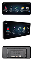 Lecteur stéréo de voiture ultra-fin 12,3 pouces à écran tactile complet pour Mercedes Benz C W205 C300 C63 C200 NTG 5.0 Radio multimédia de voiture