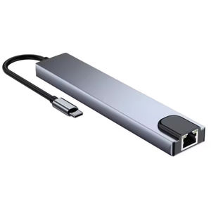 Adaptador Hub USB-C 8 en 1, Convertidor Tipo-C 4K 30Hz, Ethernet, USB 3.0, Base Hub USB C 1 en 8 para Macbook - Product Image 4