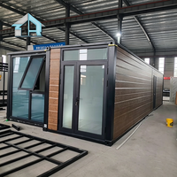 Maison modulaire à structure solide, résistante au vent et à la corrosion, pour les chantiers de construction en plein air, directement de l'usine, utilisable toute l'année