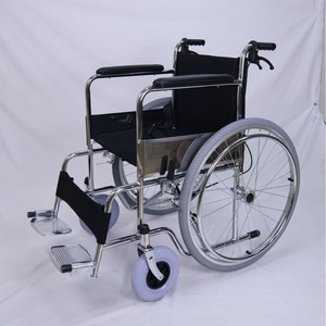 Fauteuil roulant manuel 809 US avec frein arrière, durable pour personnes âgées et handicapées - Product Image 1