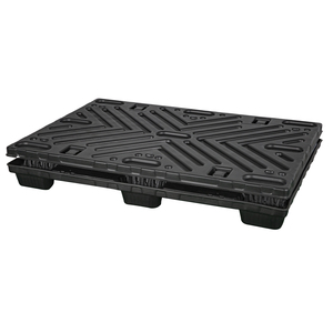 HUADING ağır AutoPack kendini temizleme çöp palet kutusu büyük HDPE kaymaz depolama katlanabilir istiflenebilir özellikleri 1T dinamik - Product Image 6