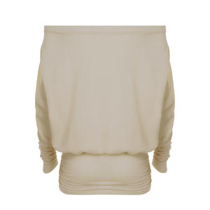 T-0576 Robe Mini Tricotée Sexy et Innocente à Épaules Dénudées et Manches Longues - Buste Froncé, Coupe Ajustée, Ourlet Bodycon, Chic et Décontracté - Product Image 6