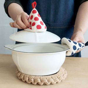 Triangular Cap <b>Pan</b> Lid Handle Protectors Triangle Knob Insulated Pot Cover <b>Small</b> Tools Cotton - Product Image 3