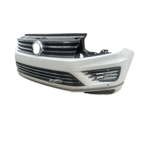 2015-2017 untuk Volkswagen Touareg Bekas Berkualitas Tinggi Original Perakitan Bumper Depan Body Kit Grille Barbecue Grill Radiator