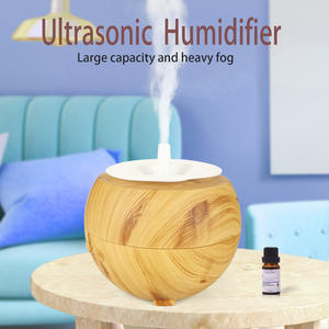Wood Grain Humidifier 600Ml Fog Type With <b>Timer</b> For Home And Office Use - Product Image 4