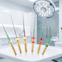 Limes endodontiques flexibles NITI, lime rotative endodontique colorée, lime endo manuelle pour la thérapie en clinique dentaire