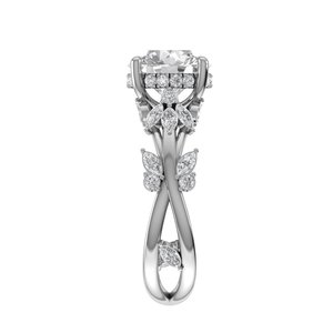 Vintage Style Lab Grown Pear Cut Diamond <b>Ring</b> <b>925</b> <b>Silver</b> 9kt, 14kt, 18kt Gold <b>Rings</b> for Women's Jewelry Making Engagement <b>Rings</b> - Product Image 4