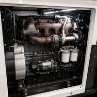 Groupe électrogène diesel insonorisé 30 kVA pour alimentation de secours résidentielle LINGGE Triphasé 400 V 50 Hz