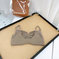 Soutien-gorge sans couture Evenyoung à fermeture avant, en dentelle, sans armatures, push-up, invisible, lingerie féminine, vente en gros