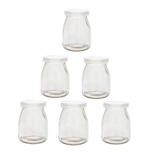 Barattoli in Vetro Trasparente per Marmellata, Alimenti per Bambini e Zucchero con Coperchio in Plastica, Capacità 50ml, Colore Personalizzabile - Product Image 4