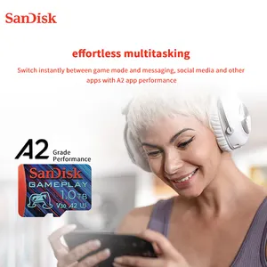 Chegam novas Placas de jogo Sandisk SDSQXAV-256G-GN6XN 256GB 512GB 1TB para console de jogos portátil e telefone