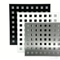 Panneaux muraux décoratifs en aluminium découpés au laser sur mesure, tôles métalliques en aluminium perforées
