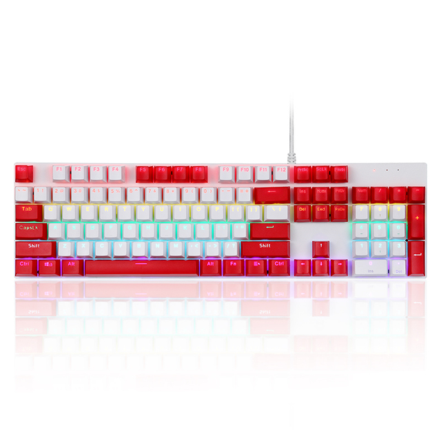 Hot Sales RGB Wired Gaming Keyboard Multimedia Computer PC Gaming Keyboard Office Hand Feeling Keyboard for Gamer