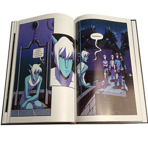 Webtoon Style Comic <span class=keywords><strong>Manga</strong></span> Libro gráfico Encuadernación perfecta Fancy & Offset Paper Hard Cover Idioma inglés para creadores en línea - Product Image 5