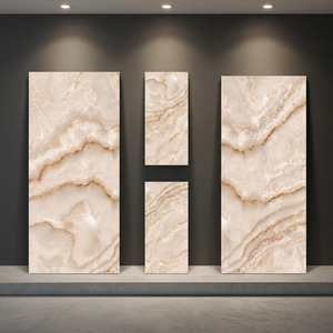 600x1200mm White Glossy Glazed Porcelain Slab <b>Tiles</b> For Interior Wall And Floor Decoration - Product Image 1